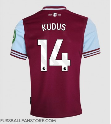 West Ham United Mohammed Kudus #14 Replik Heimtrikot 2024-25 Kurzarm